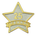 Year of Service Star Pin - 25 Year